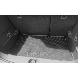 Gumový koberec do kufru Opel Corsa E 2014-  dolní poloha (vana do kufru)