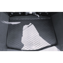 Gumový koberec do kufru Ford C-Max 2011- dojezdové kolo / opravná sada