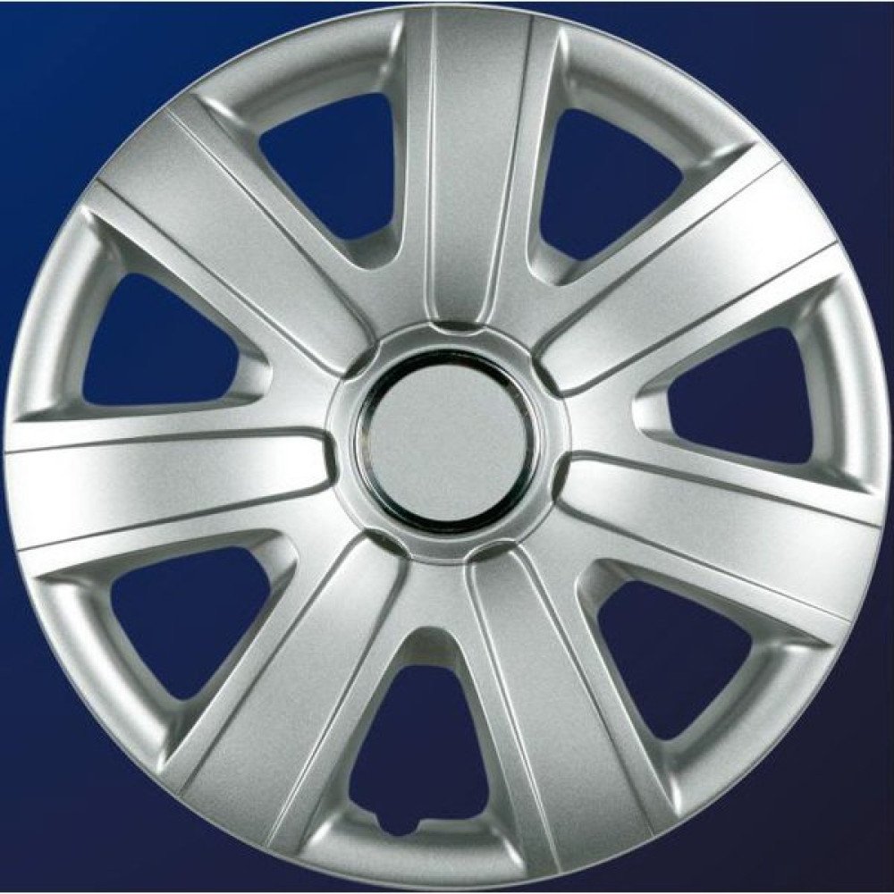 Poklice na kola Fiat 15" silver (4) 