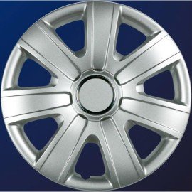 Poklice na kola Fiat 15" silver (4) 