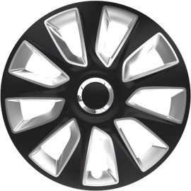Kryty kol Versaco 16" Stratos black silver
