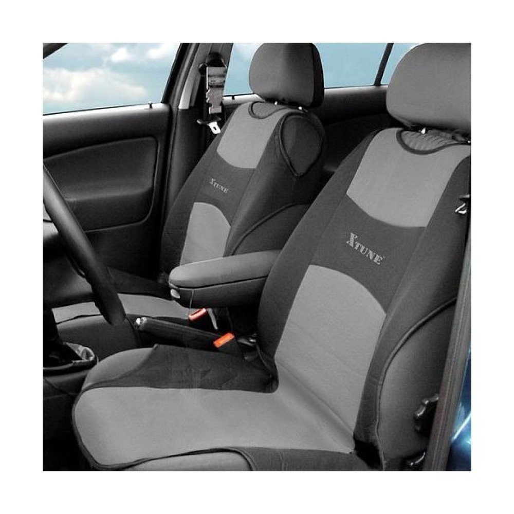 Autopotahy TRIKO přední 2ks šedý