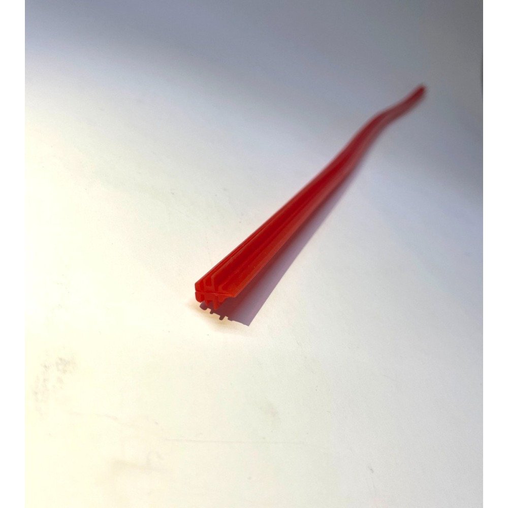 Gumička stěrače silikon červená