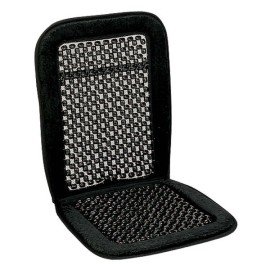 Potah sedadla kuličkový s lemem černý 93x44 cm