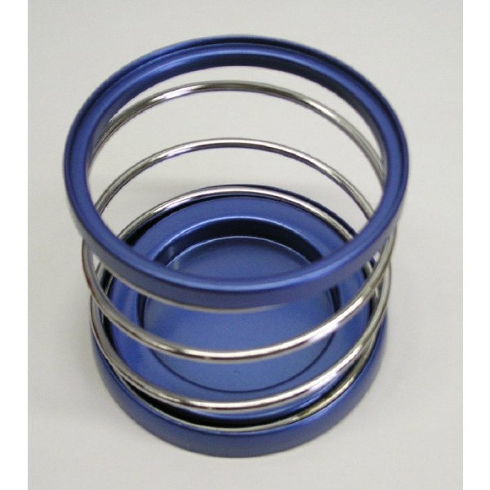 Držák nápojů do auta, držák plechovky modrý