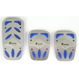 Pedály sportovní modré racing