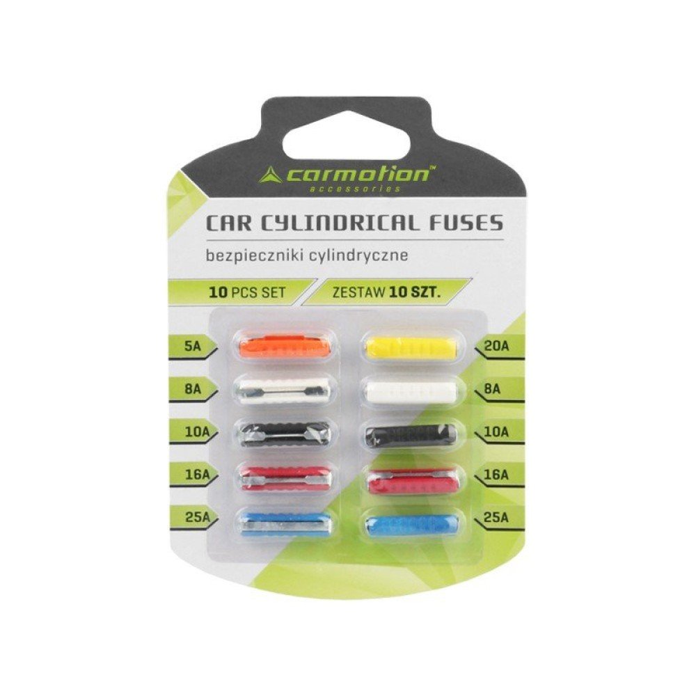 Pojistky kulaté válcové 10ks