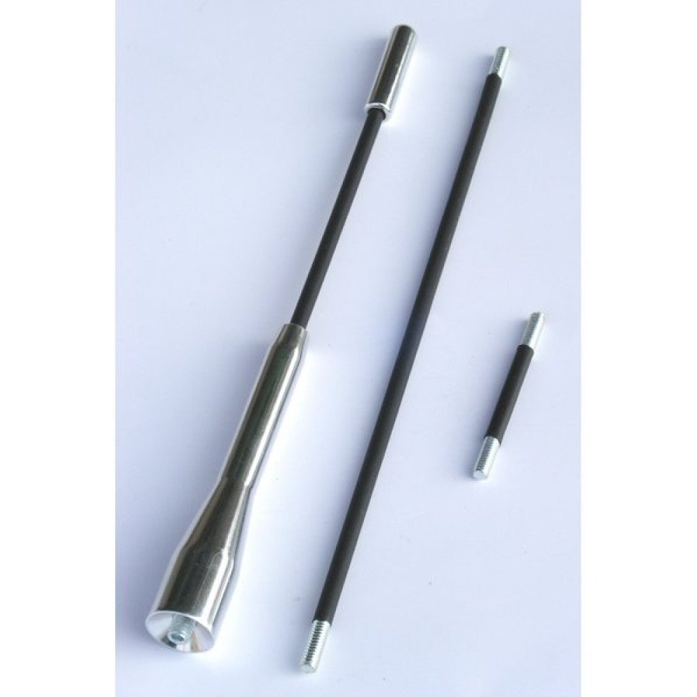 Anténa prut chrom 3 různé délky autoanténa