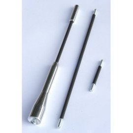 Anténa prut chrom 3 různé délky autoanténa