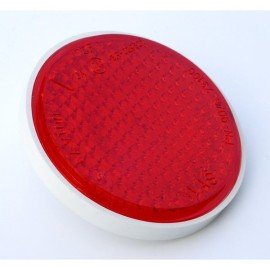 Odrazka se šroubem červená