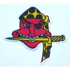 Samolepka Pirát s nožem autosamolepka