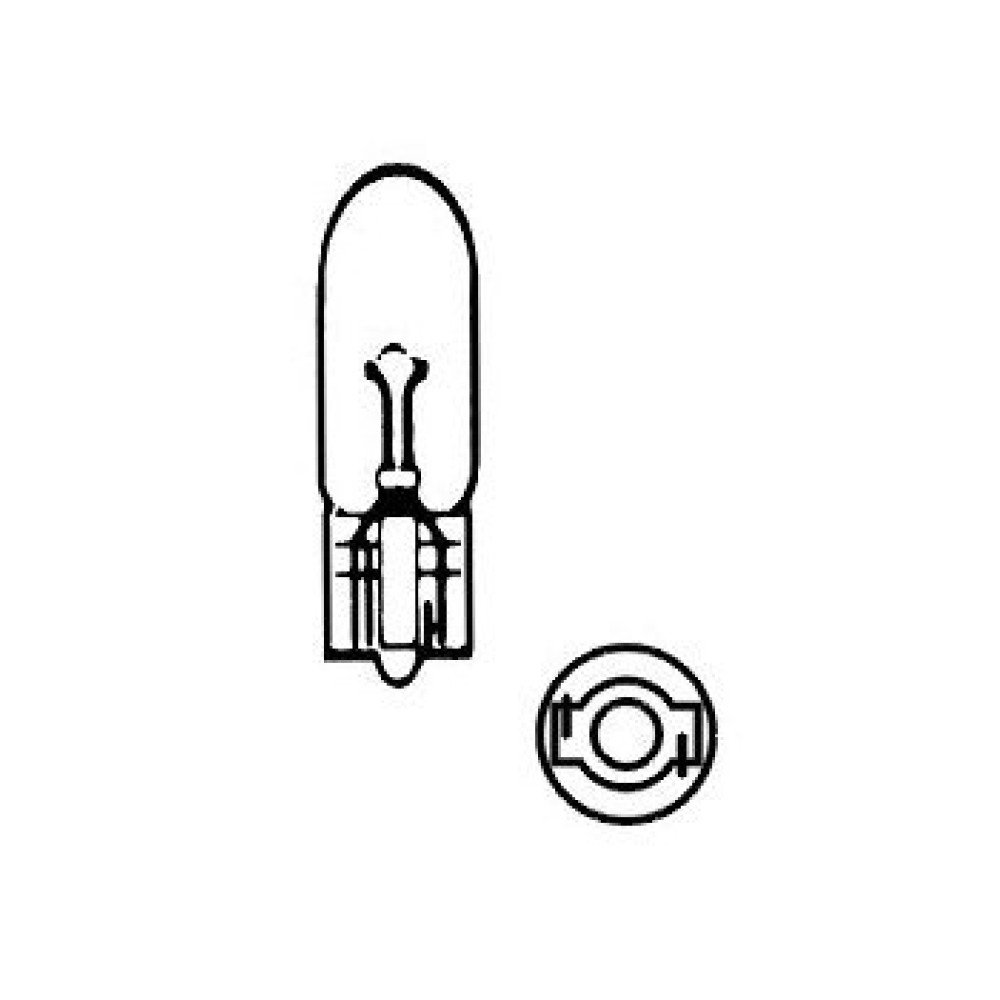Žárovka 24V 1,2W celosklo autožárovka Narva