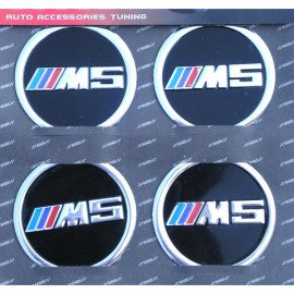 Samolepky na poklice, alu kola s logem BMW M5