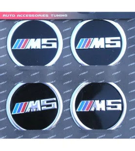 Samolepky na poklice, alu kola s logem BMW M5