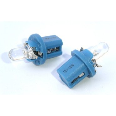 Žárovka 1LED 12V B8,5d modrá autožárovka