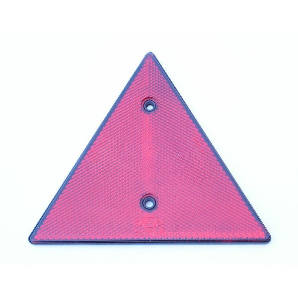 Odrazka trojúhelník červená typ 2