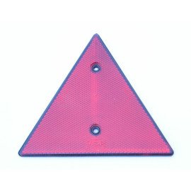 Odrazka trojúhelník červená typ 2