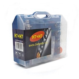 Žárovky 12V servisní box MEGA H7+H7+pojistky