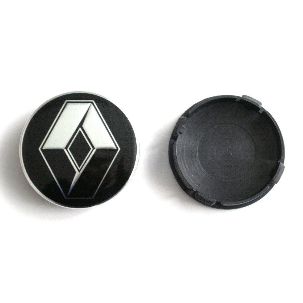 Středy do kol Renault, pokličky do kol černé