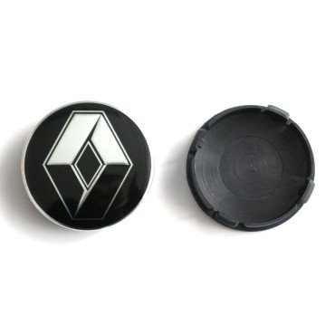 Středy do kol Renault, pokličky do kol černé