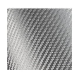 Samolepicí carbonová tuning folie stříbrná 152x180cm folie carbon