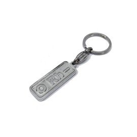 Přívěsek klíčenka krevní skupina 0 Rh- hranatá