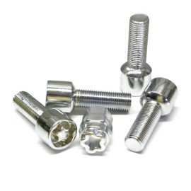 Pojistné bezpečnostní šrouby kol DIL M14x1,5x38mm kulové sedlo