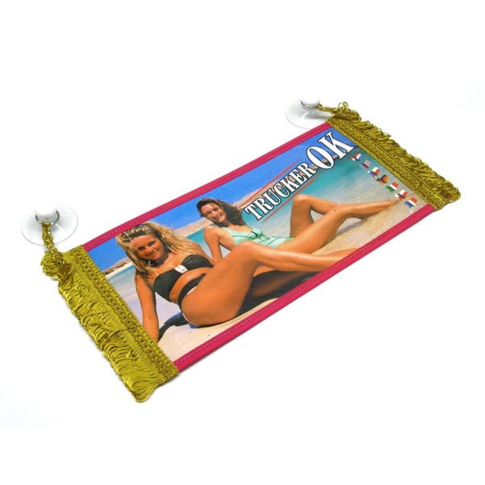 Tuning vlajka kamion TRUCKER OK 23