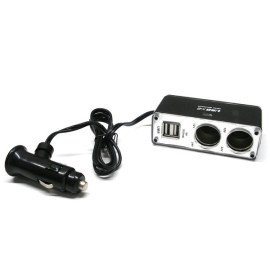Rozdvojka do zásuvky autozapalovače + 2x USB 12V / 24V
