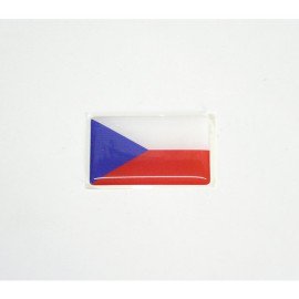 Vlajka Česká Republika samolepka hranatá
