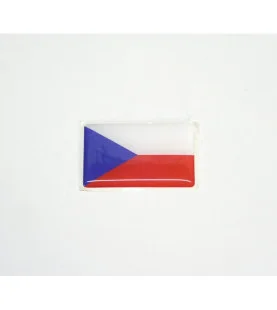 Vlajka Česká Republika samolepka hranatá