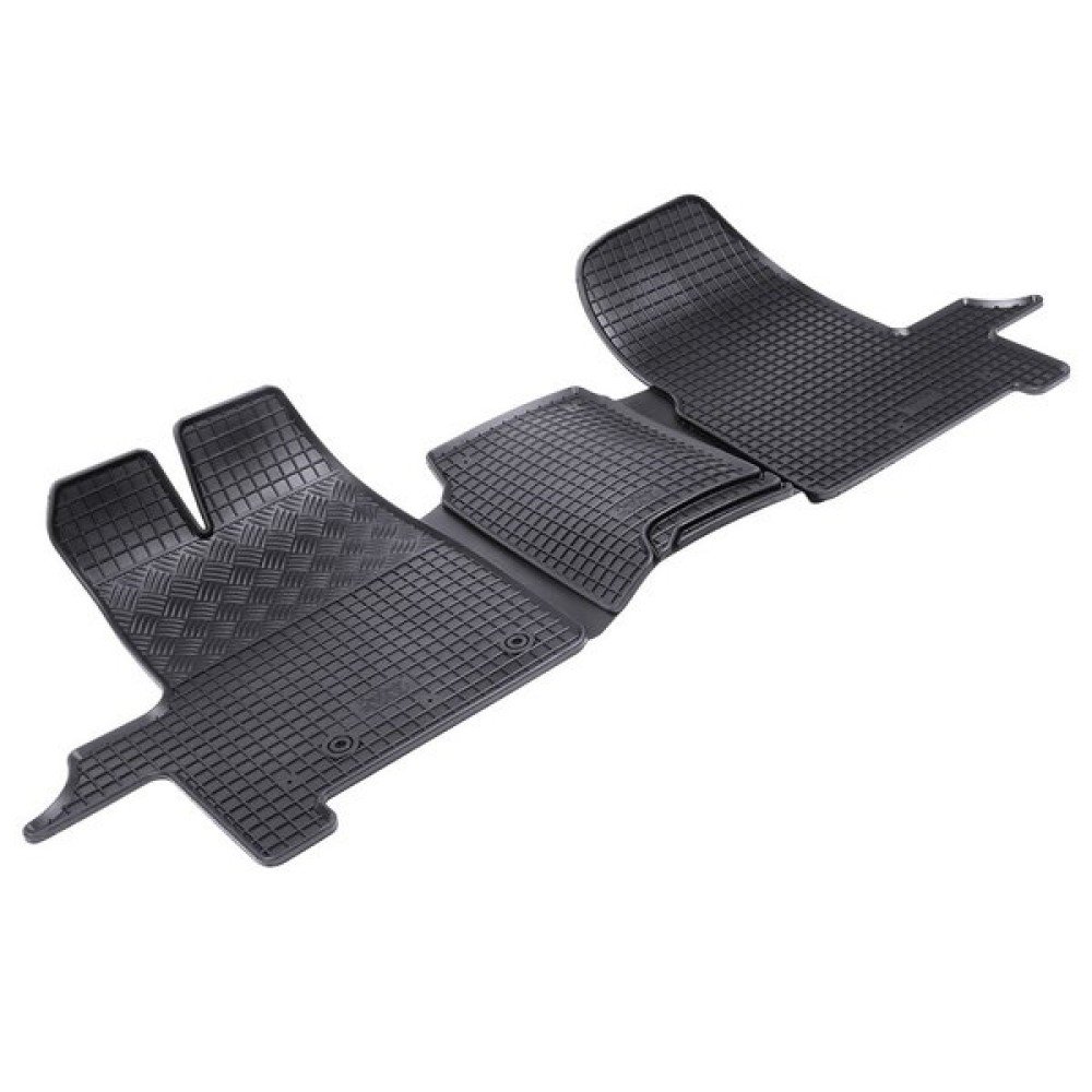 Autokoberce gumové  Ford Tourneo/Transit Custom 3m 12-/Transit Custom 2/3m 18- - plastová verze Transit Custom 2/3m 18-