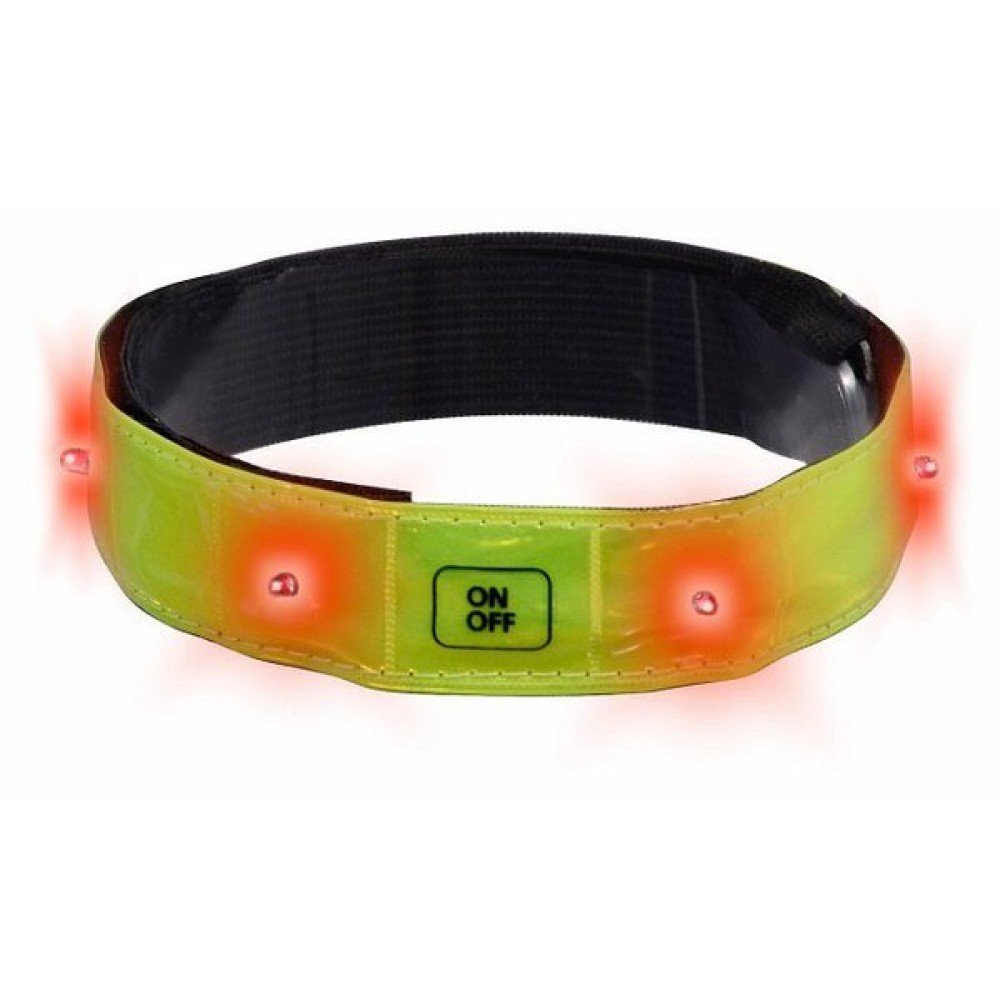 Pásek reflexní svítící 4LED