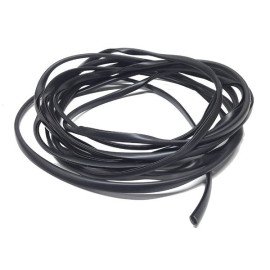 Lišta na hranu dveří ochranná gumová černá 495cm