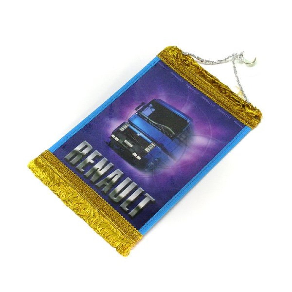 Vlajka s kamionem Renault 4