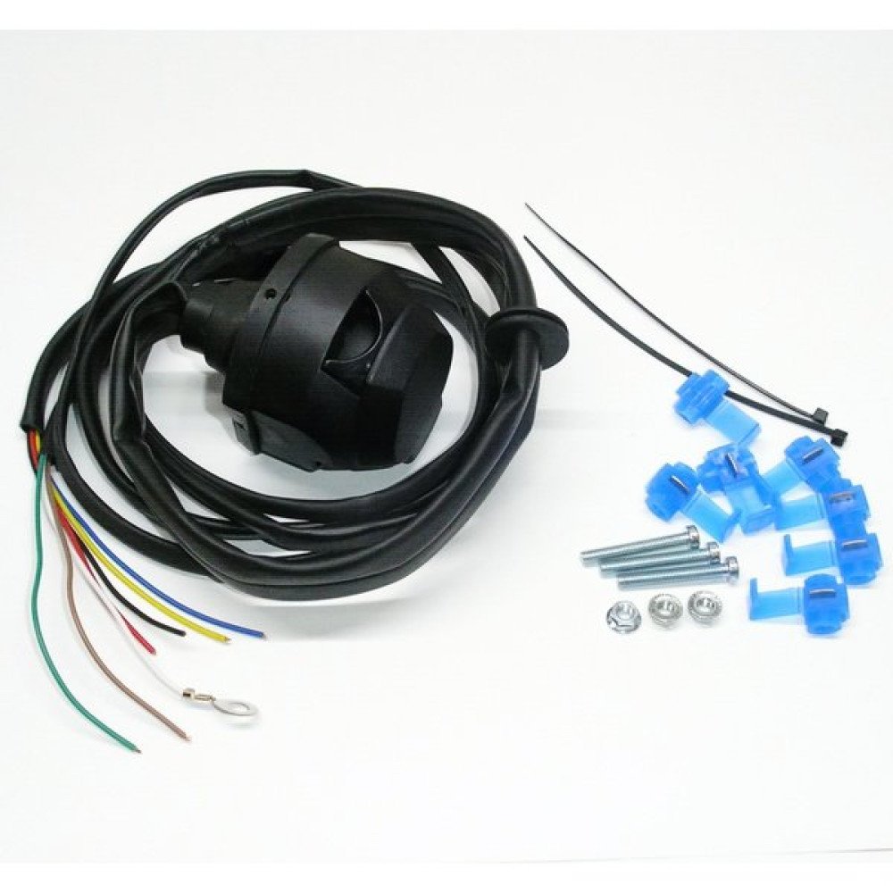 Zásuvka tažného zařízení 7 pólů s kabelem