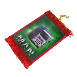 Vlajka s kamionem Man