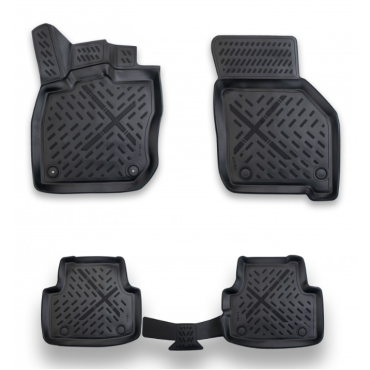 Gumové vaničky Deluxe na Škoda Octavia III 2013-