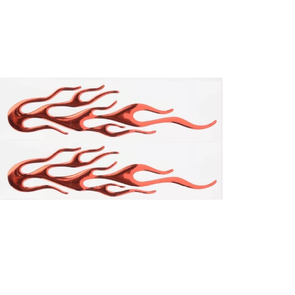 Samolepka Plameny červené 25 x 4,5 cm