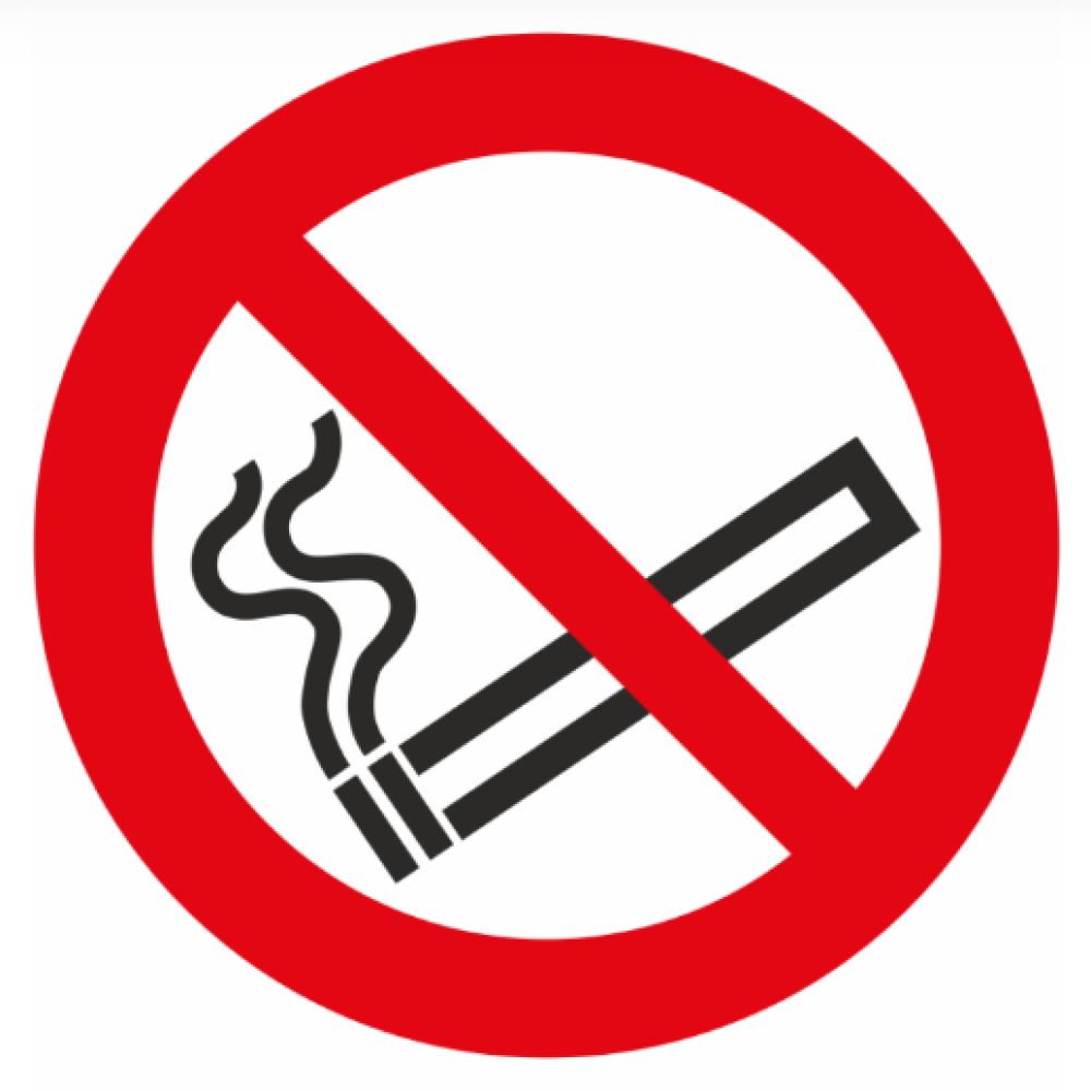 Samolepka zákaz kouření 2,5 cm