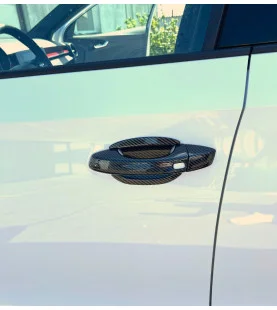KRYTY KLIK DVEŘÍ A MISKY SEAT LEON 2012–2020 KARBON E-KEY
