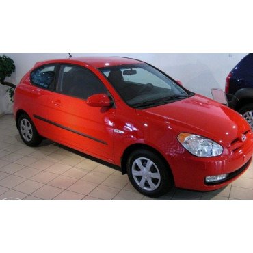 Boční lišty dveří Hyundai Accent 3D 2006 - 2011