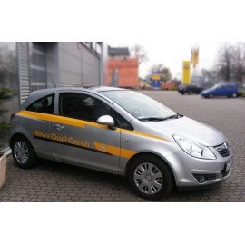 Boční lišty dveří Opel Corsa D 3D 2006 - 2013 Van