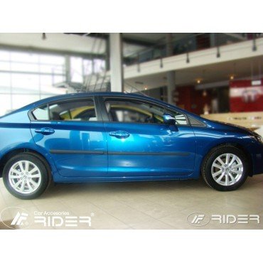 Boční lišty dveří Honda Civic 4D 2012 - 2016
