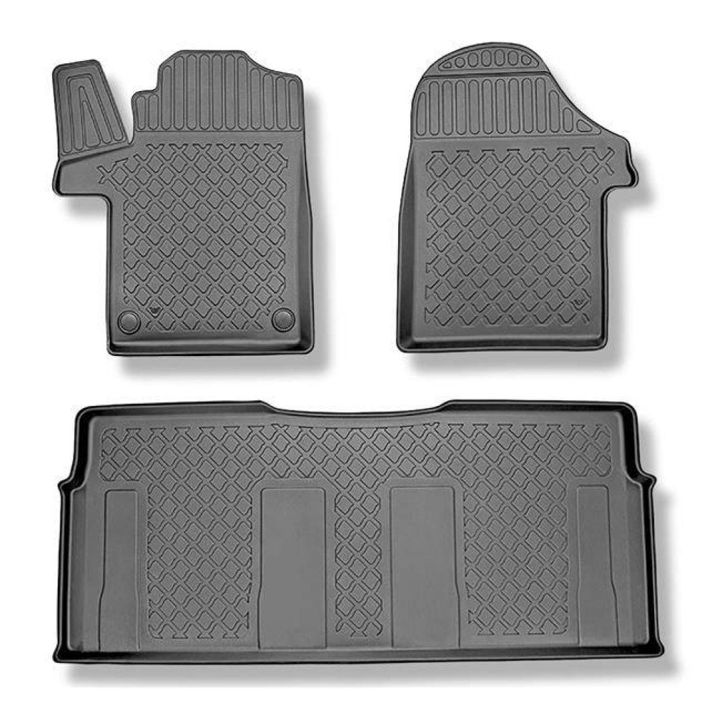 Autokoberce gumové vaničky Mercedes V Class W447 2014- 5/6 míst