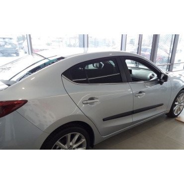 Boční lišty dveří Mazda 3 sedan, hatchack 2013 - 2018