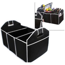 Organizér do auta šedý lem