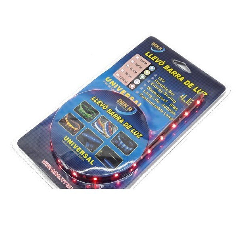 Pásek 12V nalepovací 30cm červené LED