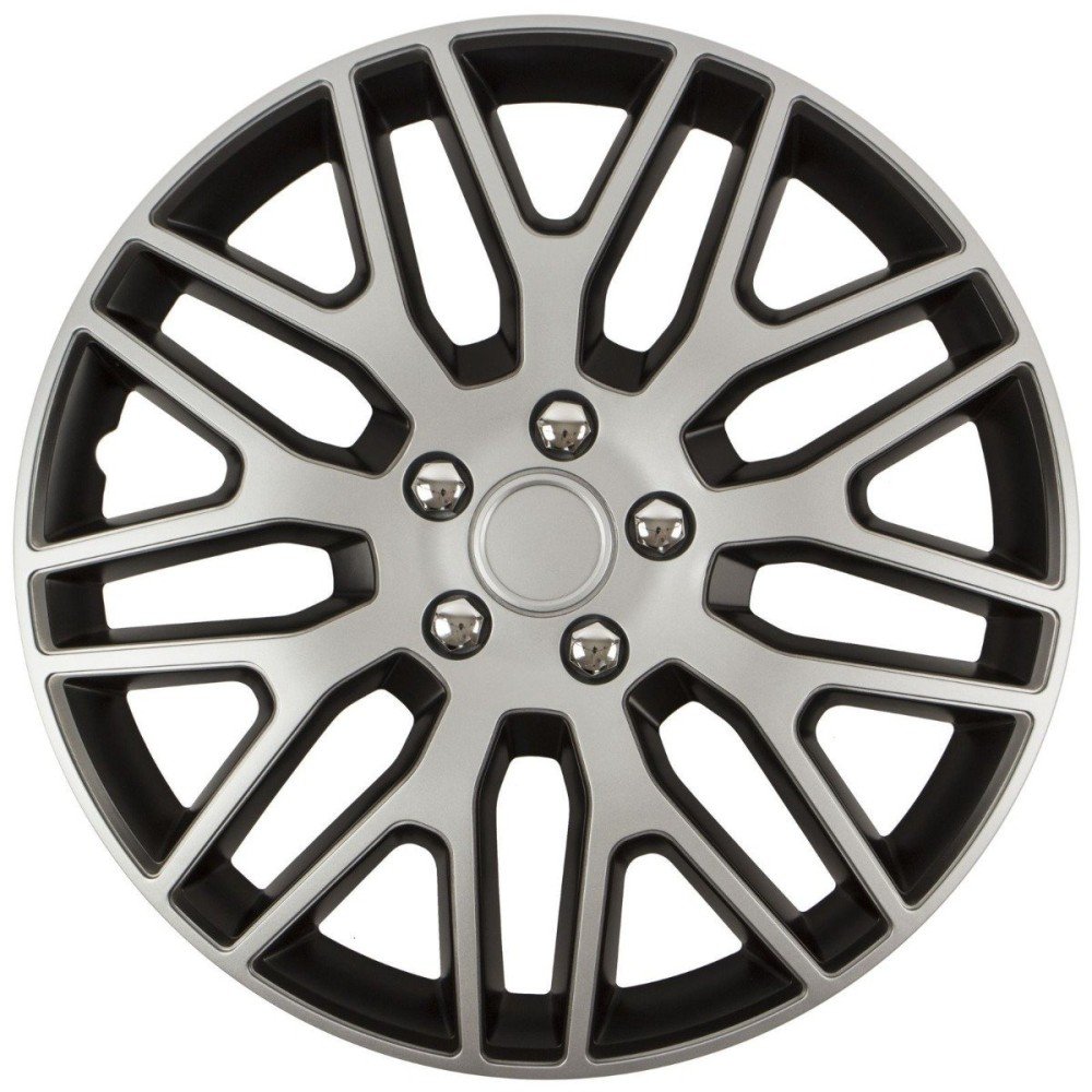 Poklice na kola 14" Dakar NC Silver Black