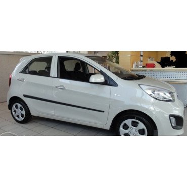 Boční lišty dveří Kia Picanto 5D od 2011 - 2017